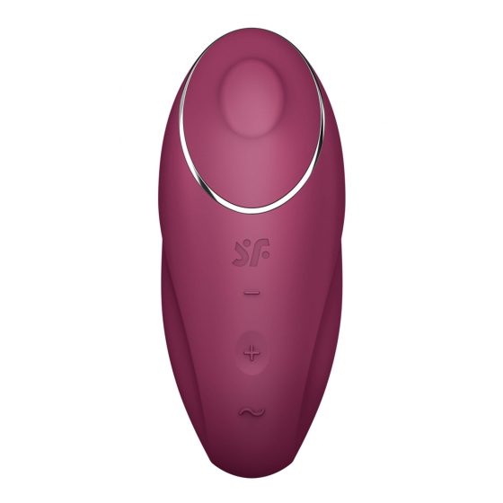 Satisfyer Tap & Climax 1 - vibrátor a stimulátor klitorisu 2v1 (červený)