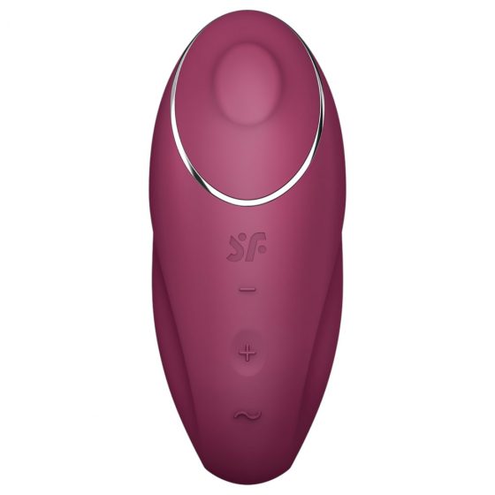 Satisfyer Tap & Climax 1 - 2 v 1 vibrátor a stimulátor klitorisu (červená)