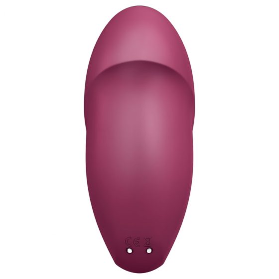 Satisfyer Tap & Climax 1 - 2 v 1 vibrátor a stimulátor klitorisu (červená)