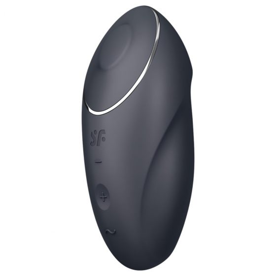 Satisfyer Tap & Climax 1 - 2v1 vibrátor a stimulátor klitorisu (čierny)