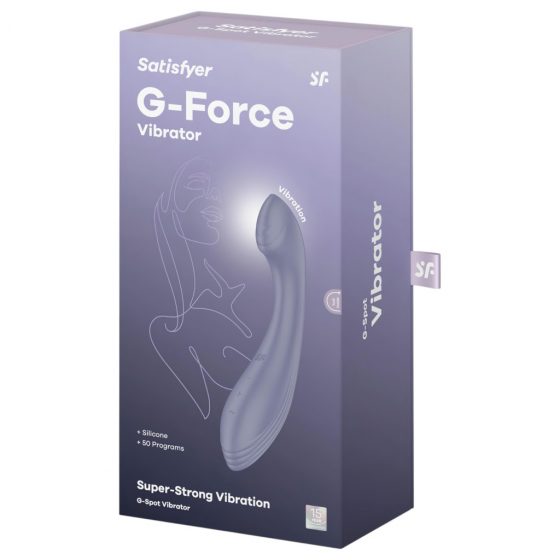 Satisfyer G-Force - dobíjací, vodotesný vibrátor na bod G (fialový)