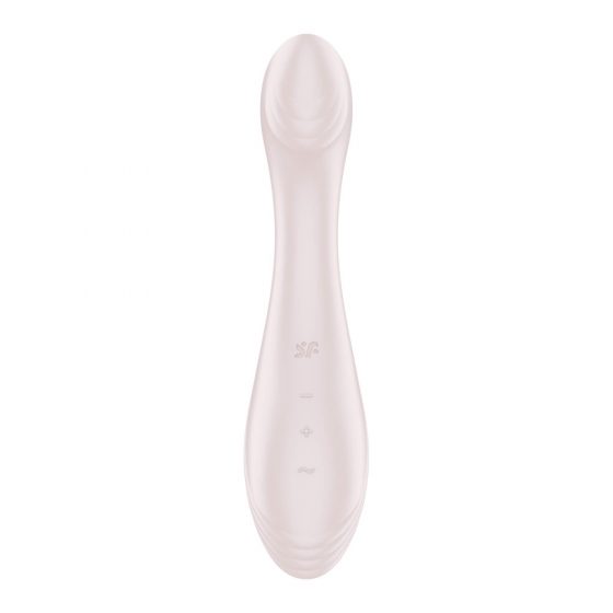 Satisfyer G-Force - dobíjací, vodotesný vibrátor na bod G (béžový)