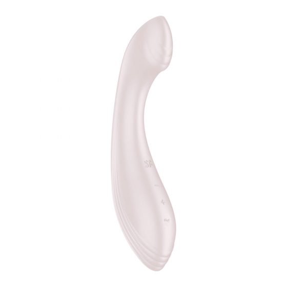 Satisfyer G-Force - dobíjací, vodotesný vibrátor na bod G (béžový)