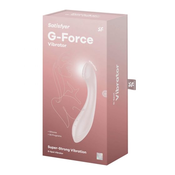 Satisfyer G-Force - dobíjací, vodotesný vibrátor na bod G (béžový)