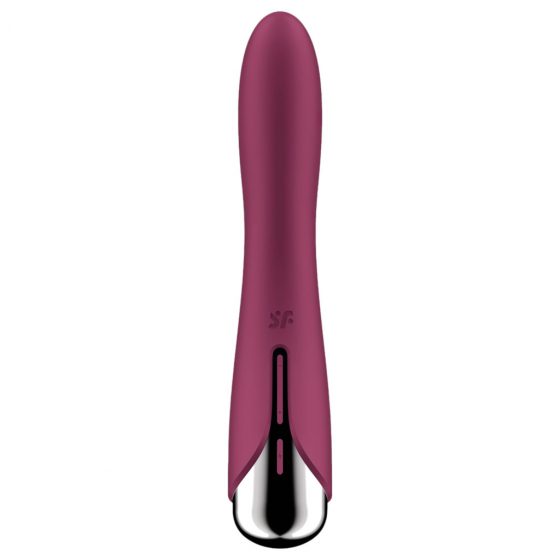 Satisfyer Spinning Vibe 1 - vibrátor s rotujúcou hlavicou na bod G (červený)