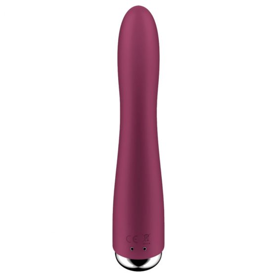 Satisfyer Spinning Vibe 1 - vibrátor s rotujúcou hlavicou na bod G (červený)