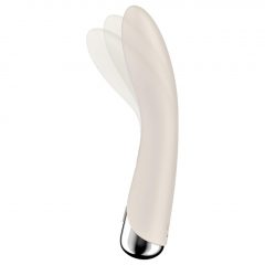   Satisfyer Spinning Vibe 1 - vibrátor s rotujúcou hlavicou na bod G (béžový)