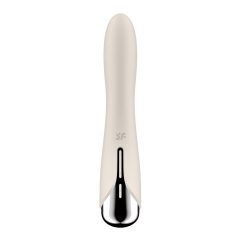   Satisfyer Spinning Vibe 1 - vibrátor s rotujúcou hlavicou na bod G (béžový)