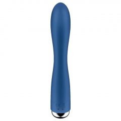   Satisfyer Spinning Rabbit 1 - rotačný vibrátor s rotujúcou pákou (modrý)