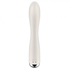   Satisfyer Spinning Rabbit 1 - rotačný vibrátor s rotujúcou pákou (béžový)