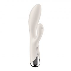   Satisfyer Spinning Rabbit 1 - rotačný vibrátor s rotujúcou pákou (béžový)