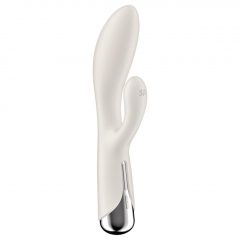   Satisfyer Spinning Rabbit 1 - rotačný vibrátor s rotujúcou pákou (béžový)