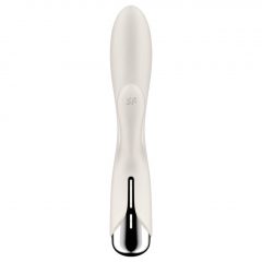   Satisfyer Spinning Rabbit 1 - rotačný vibrátor s rotujúcou pákou (béžový)