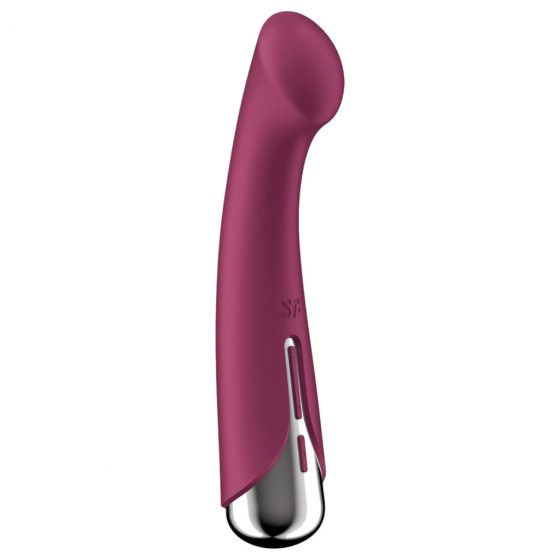 Satisfyer Spinning G-Spot 1 - vibrátor s rotujúcou hlavicou na bod G (červený)