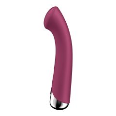   Satisfyer Spinning G-Spot 1 - vibrátor s rotujúcou hlavicou na bod G (červený)