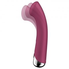   Satisfyer Spinning G-Spot 1 - vibrátor s rotujúcou hlavicou na bod G (červený)