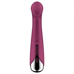   Satisfyer Spinning G-Spot 1 - vibrátor s rotujúcou hlavicou na bod G (červený)