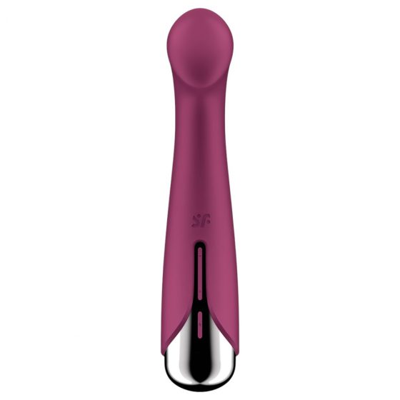 Satisfyer Spinning G-Spot 1 - vibrátor s rotujúcou hlavicou na bod G (červený)