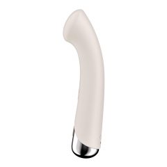   Satisfyer Spinning G-Spot 1 - vibrátor s rotujúcou hlavicou na bod G (béžový)