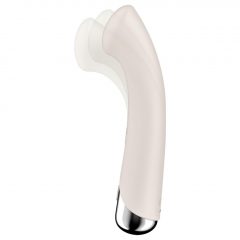   Satisfyer Spinning G-Spot 1 - vibrátor s rotujúcou hlavicou na bod G (béžový)