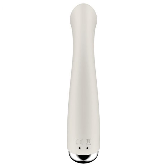 Satisfyer Spinning G-Spot 1 - vibrátor s rotujúcou hlavicou na bod G (béžový)