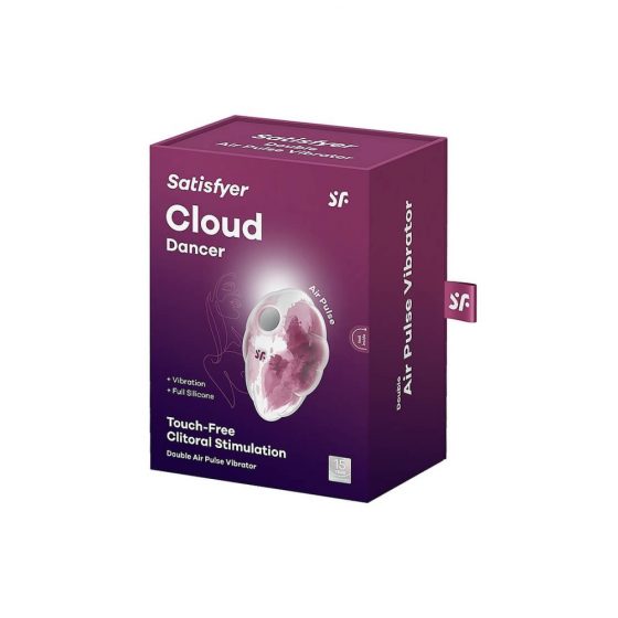 Satisfyer Cloud Dancer - nabíjateľný vzduchový stimulátor klitorisu (ružový a biely)