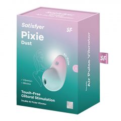   Satisfyer Pixie Dust - dobíjací stimulátor klitorisu so vzduchovými vlnami (mätovo-ružový)