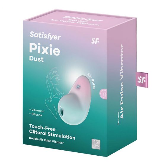 Satisfyer Pixie Dust - dobíjací stimulátor klitorisu so vzduchovými vlnami (mätovo-ružový)