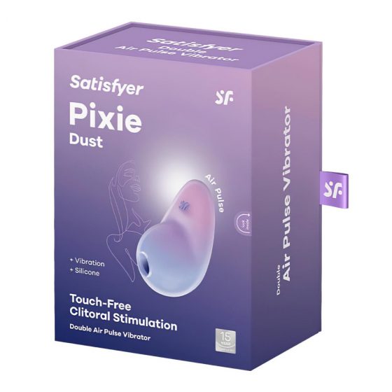 Satisfyer Pixie Dust - dobíjací stimulátor klitorisu so vzduchovými vlnami (fialovo-ružový)