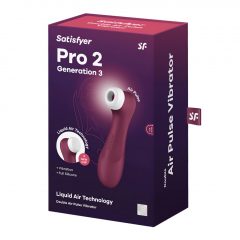   Satisfyer Pro 2 Gen3 - nabíjací stimulátor na klitoris so vzduchovou vlnou (bordová)