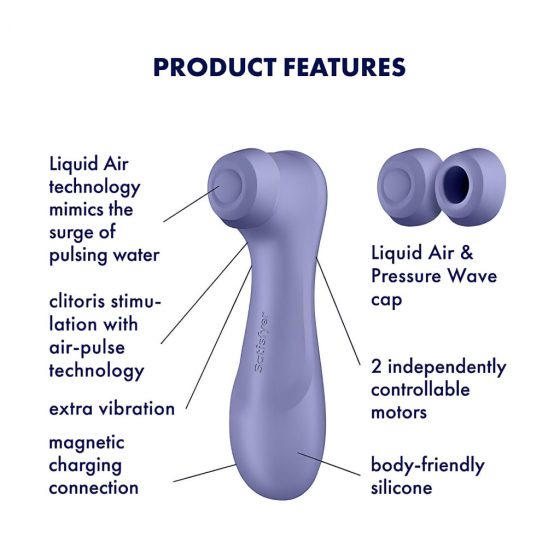 Satisfyer Pro 2 Gen3 - nabíjací stimulátor na klitoris so vzduchovou vlnou (fialový)