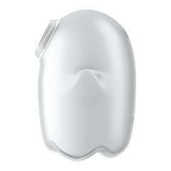   Satisfyer Glowing Ghost - žiariaci vzduchový dráždič klitorisu (biely)