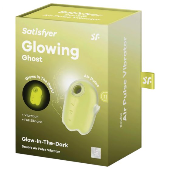 Satisfyer Glowing Ghost - svietiaci stimulátor klitorisu (žltý)