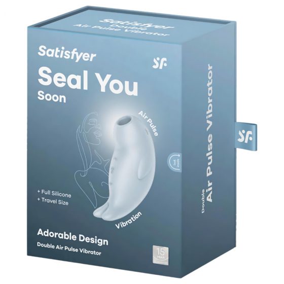 Satisfyer Seal You Soon - dobíjací stimulátor klitorisu so vzduchovými vlnami (modrý)