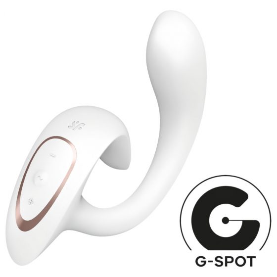 Satisfyer G for Goddess 1 - bezdrôtový vibrátor na klitoris a bod G (biely)