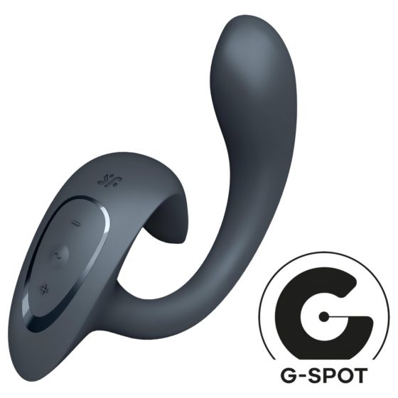 Satisfyer G for Goddess 1 - bezdrôtový vibrátor na klitoris a bod G (sivý)