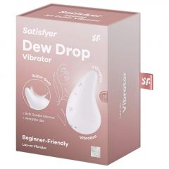   Satisfyer Dew Drop - dobíjací vodotesný vibrátor na klitoris (biely)