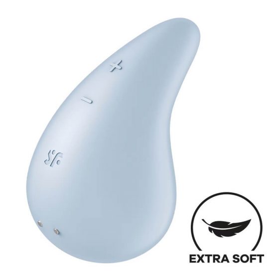 Satisfyer Dew Drop - dobíjací, vodotesný vibrátor na klitoris (modrý)