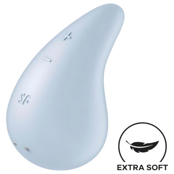 Satisfyer Dew Drop - dobíjací, vodotesný vibrátor na klitoris (modrý)