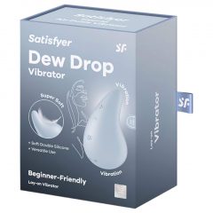   Satisfyer Dew Drop - dobíjací, vodotesný vibrátor na klitoris (modrý)