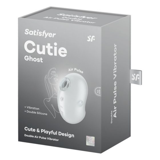 Satisfyer Cutie Ghost - bezdrôtový stimulátor klitorisu so vzduchovou vlnou (biely)