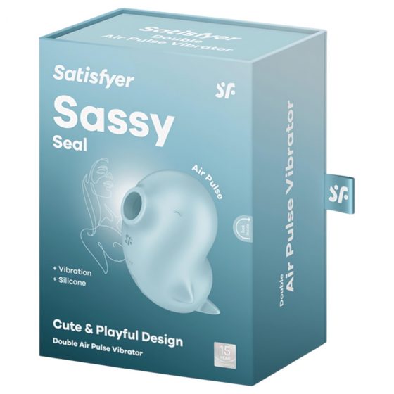 Satisfyer Sassy Seal - Airwave Clitoral Irrigator (tyrkysový)