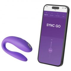   We-Vibe Sync Go - inteligentný, akumulátorový párový vibrátor (fialový)