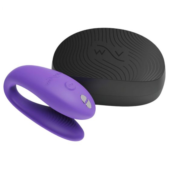 We-Vibe Sync Go - inteligentný, akumulátorový párový vibrátor (fialový)