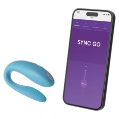   We-Vibe Sync Go - inteligentný dobíjací vibrátor (tyrkysový)