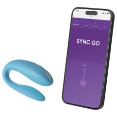   We-Vibe Sync Go - inteligentný, nabíjateľný párový vibrátor (tyrkysový)