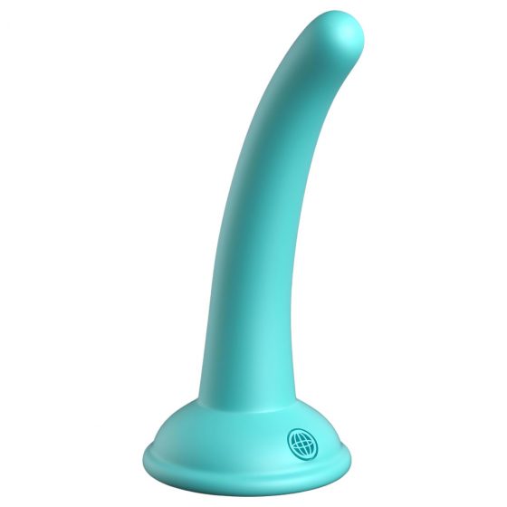 Dillio Curious Five - lepivé silikónové dildo (15 cm) - tyrkysové