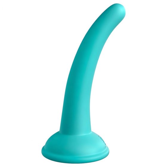 Dillio Curious Five - lepivé silikónové dildo (15 cm) - tyrkysové