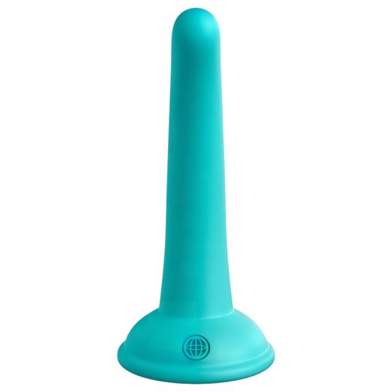 Dillio Curious Five - lepivé silikónové dildo (15 cm) - tyrkysové