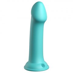   Dillio Big Hero - silikónové dildo s lepkavými prstami (17 cm) - tyrkysové